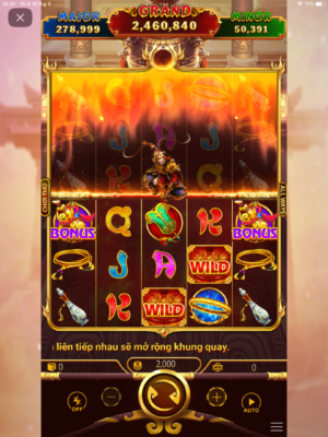 Giao diện game vô cùng đẹp mắt