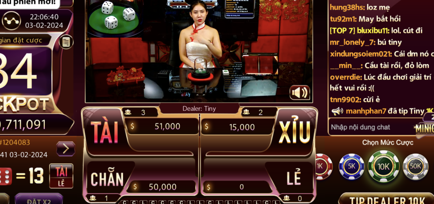 Các trường hợp nổ hũ đặc biệt trong Tài xỉu livestream