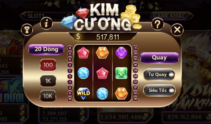 Những biểu tượng xuất hiện nhiều tại Kim Cương Gemwin